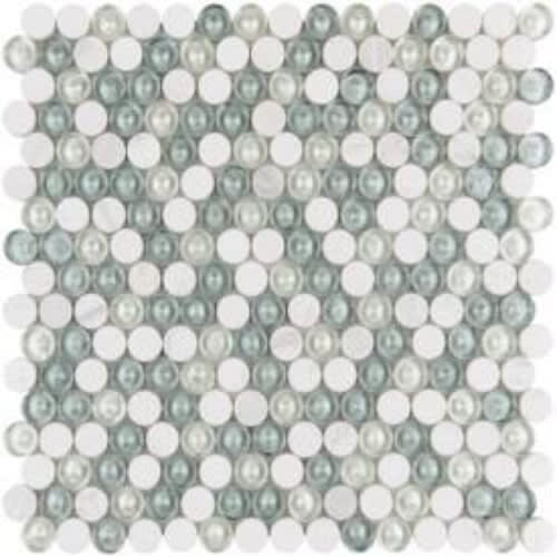 Button in Morningside Glass Tile