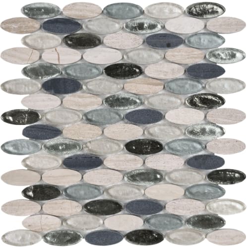 Elyptic Brickset in New Windsor Glass Tile