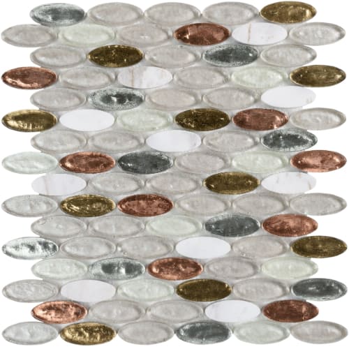 Elyptic Brickset in Somerset Glass Tile