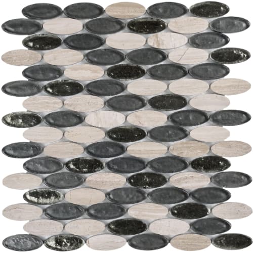 Elyptic Brickset in Northampton Glass Tile