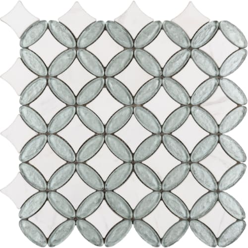 Elyptic Diamond in Bristol Glass Tile