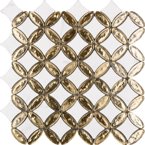 Elyptic Diamond in Chelsea Glass Tile