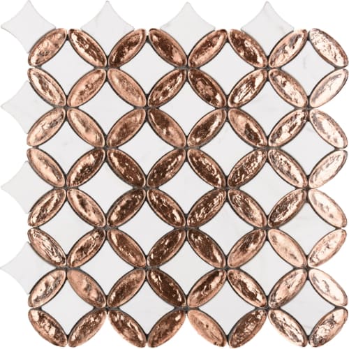 Elyptic Diamond in Coventry Glass Tile