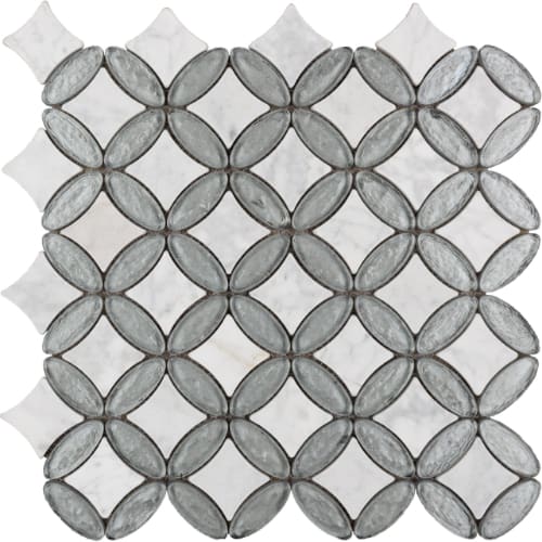 Elyptic Diamond in Mendon Glass Tile