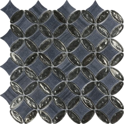 Elyptic Diamond in Vernon Glass Tile