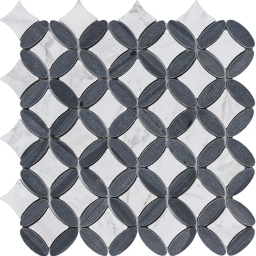 Elyptic Diamond in Waltham Glass Tile