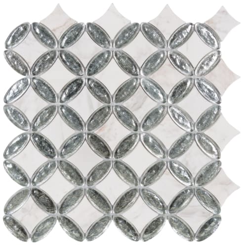 Elyptic Diamond in Miranda Glass Tile