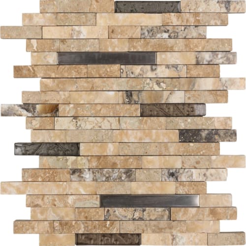 Fissure Collection in Denali Glass Tile