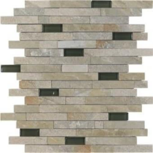 Fissure Collection in Glen Ivy Glass Tile