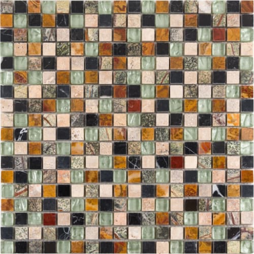 5/8" x 5/8" Straightset in Lavish Glass Tile