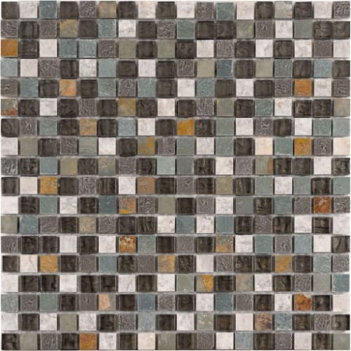 5/8" x 5/8" Straightset in Amalfi Coast Glass Tile