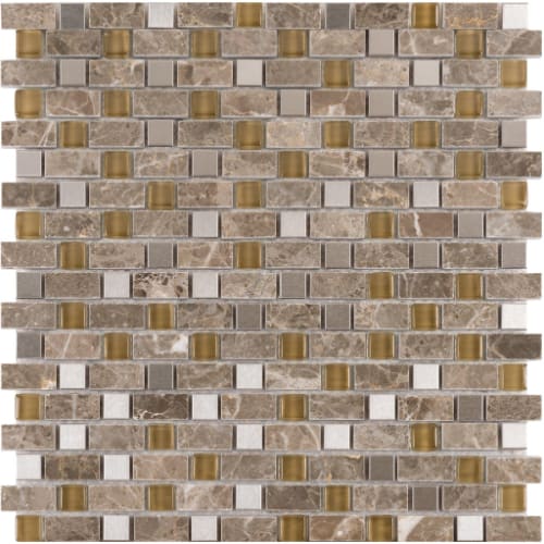 5/8" Combo in Steel Wool Glass Tile