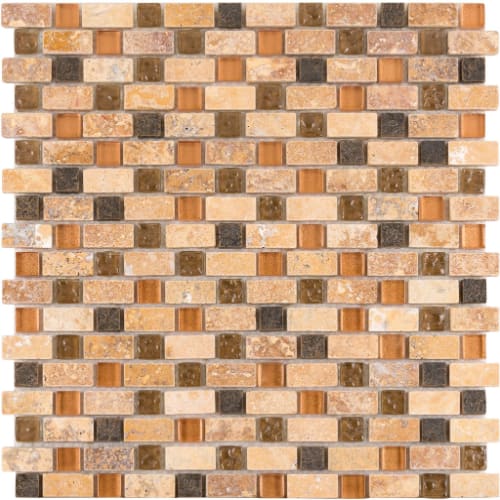 5/8" Combo in Treasure Chest Glass Tile