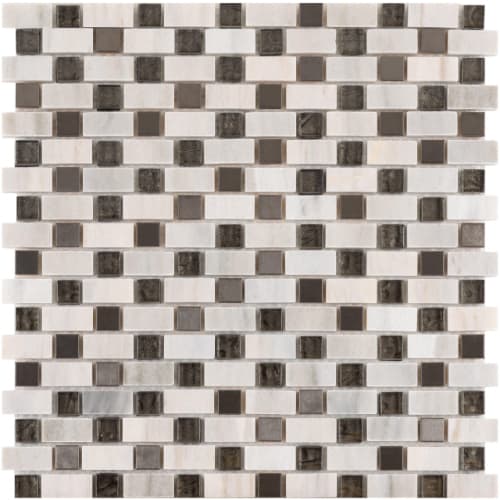 5/8" Combo in Midnight Monsoon Glass Tile