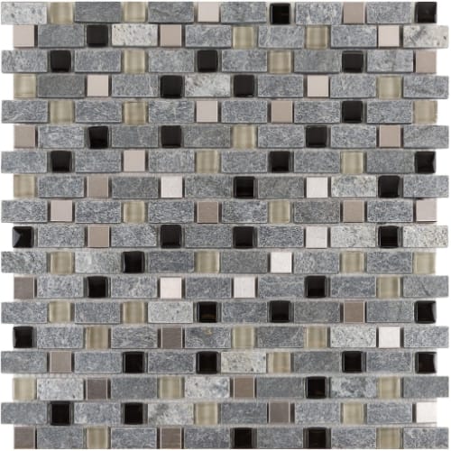 5/8" Combo in Optical Illusion Glass Tile