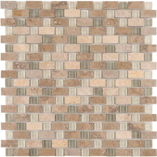 5/8" Combo in Autumn Frost Glass Tile