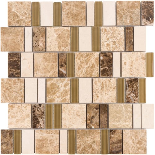 2By Combo in Longs Peak Glass Tile