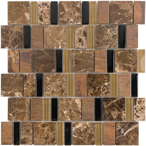 2By Combo in Majestic Glass Tile