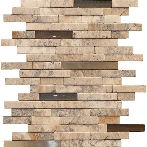 Faultline Collection in Denali Glass Tile