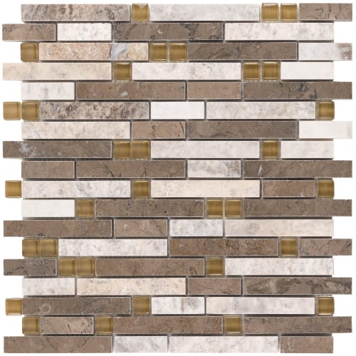 Linear in Cashmere Glass Tile