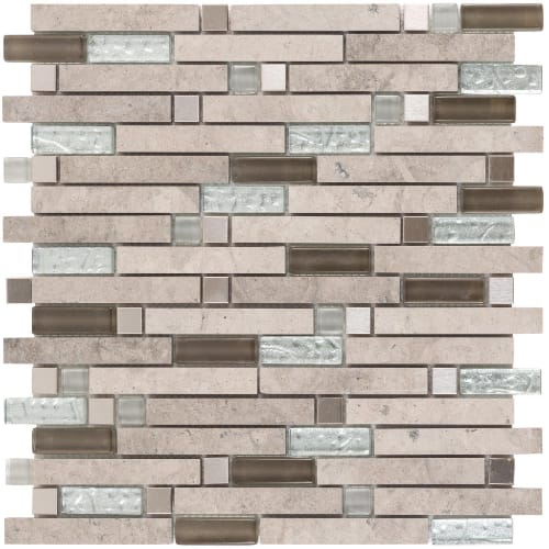 Linear in Tiramisu Glass Tile