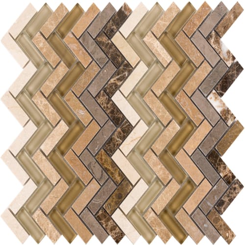 Richter Collection in Amber Sway Glass Tile