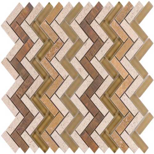 Richter Collection in Russet Peak Glass Tile