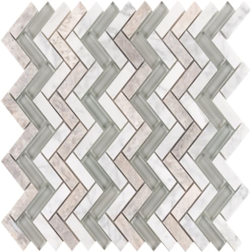 Richter Collection in Whitetail Glass Tile