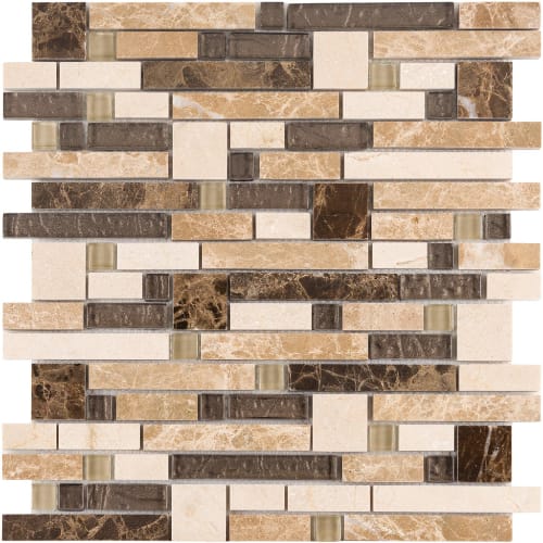 Rockfall in Liberty Falls Glass Tile