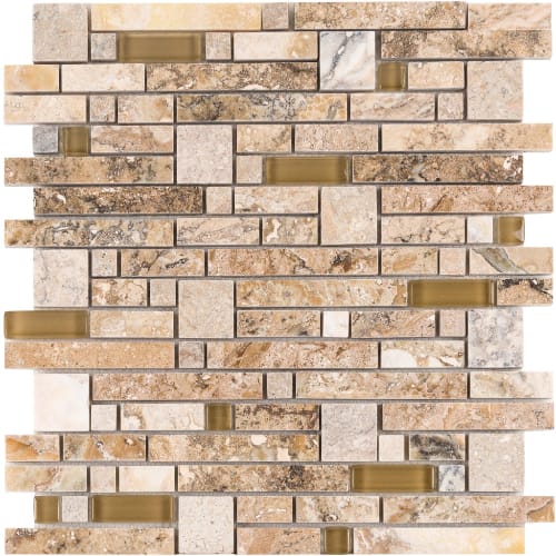 Rockfall in Canyon Falls Glass Tile