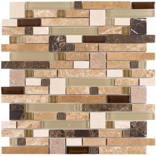 Rockfall in Strada Falls Glass Tile