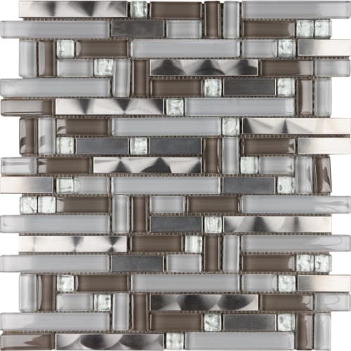 Landslide in Crystal Sparkle Glass Tile