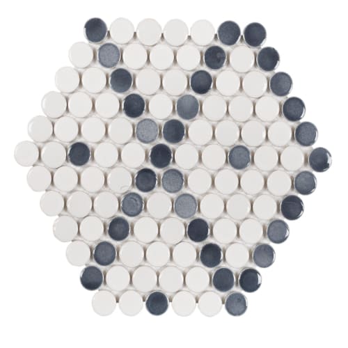Designer Diamond - Porcelain in Tangier Glass Tile