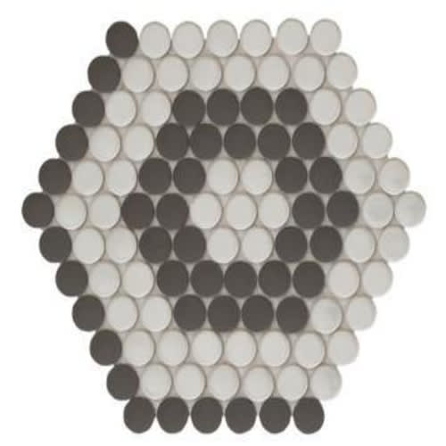 Designer Hexagon - Porcelain in Canberra Glass Tile
