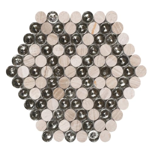 Designer Diamond - Stone in Haskell Glass Tile