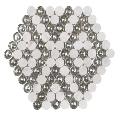 Designer Diamond - Stone in Fayette Glass Tile