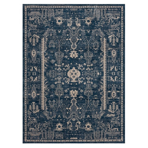 Zephyr Rotorua in Majolica Blue Area Rugs