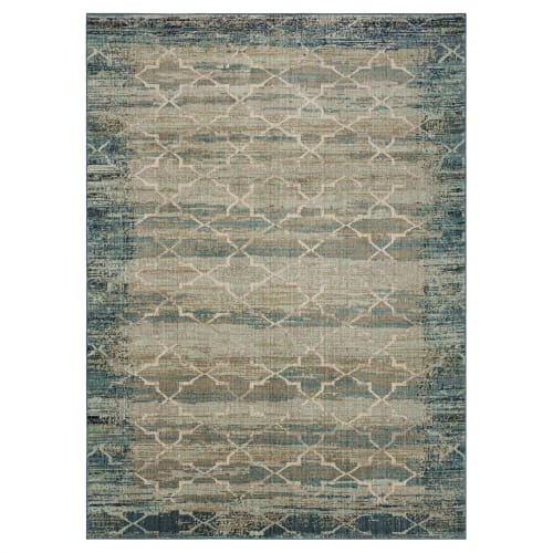 Dunes By Salt Life Beachcomber in Aqua Area Rugs