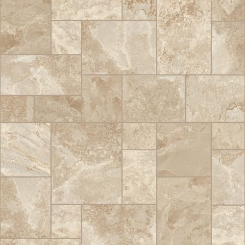 ArmorCore Pro - Terrace Paver in Warm Beige Vinyl Sheet Goods