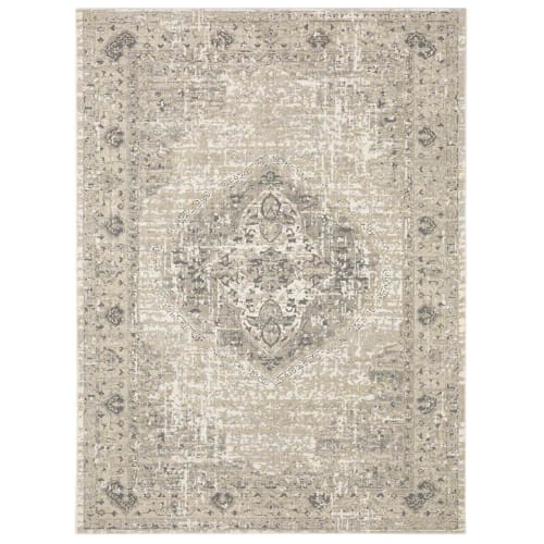 Acropolis Alabaster in Alabaster 8'X10' Area Rugs