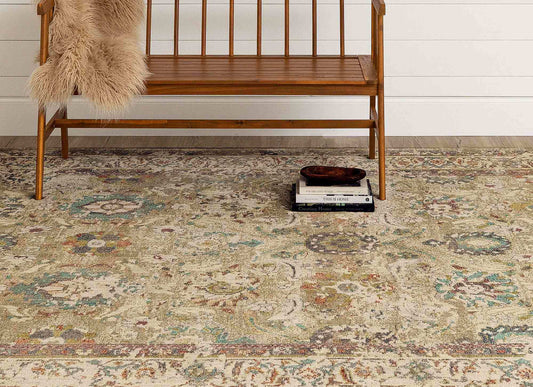 Allerton Beige in Beige 2'X3' Area Rugs