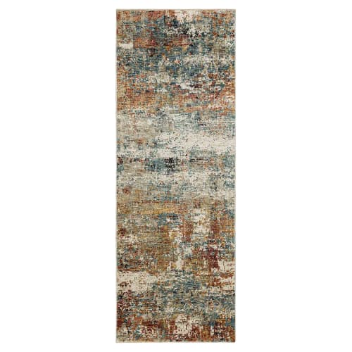Ankara Beige in Beige 2'7"x7'3" Area Rugs
