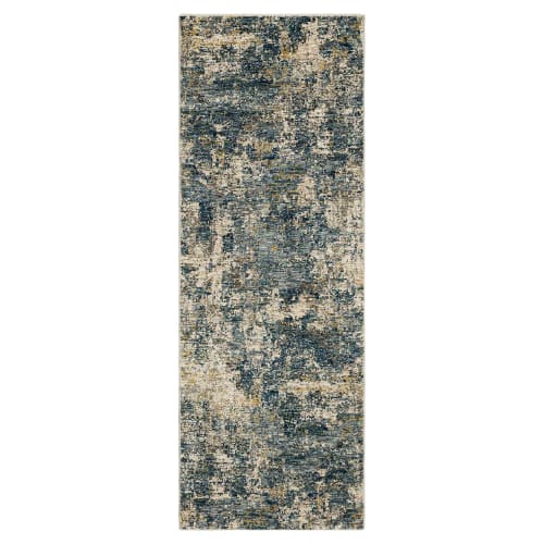 Ankara Grey in Grey 2'7"x7'3" Area Rugs