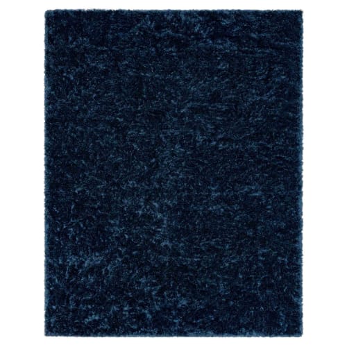 Billow Shag Blue in Blue 6'6"x9' Area Rugs
