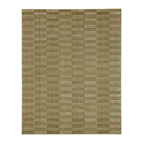 Broken Stripe Moss in Moss 8'X10' Area Rugs