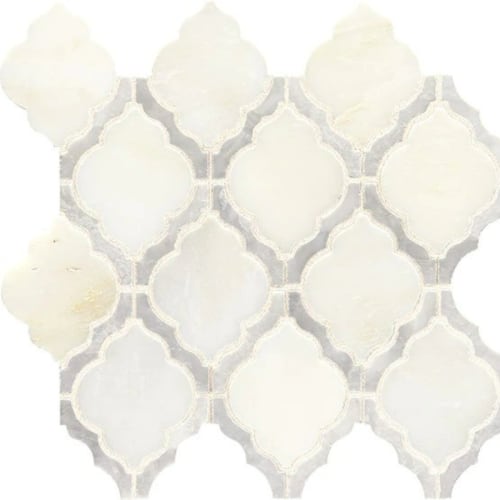 Candora in Vestal White Bln Arabesque Natural Stone