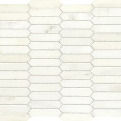 Candora in Vestal White Linear Hexagon Natural Stone