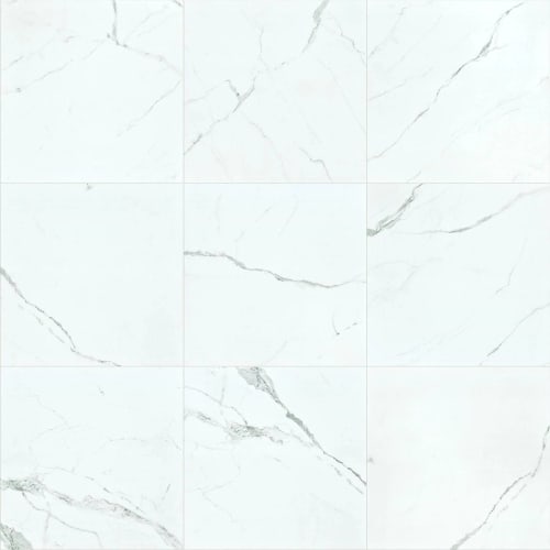 CASINO 24X24 POLISHED in Statuario Tile