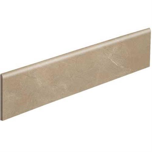 Classentino Marble in Corinth Beige Matte Bullnose - 3x24 Tile