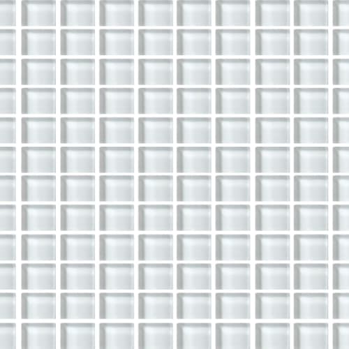 Color Wave - Straight Joint in Feather White Glass Tile
